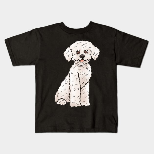 Bichon Frise Kids T-Shirt by the-artsy-park